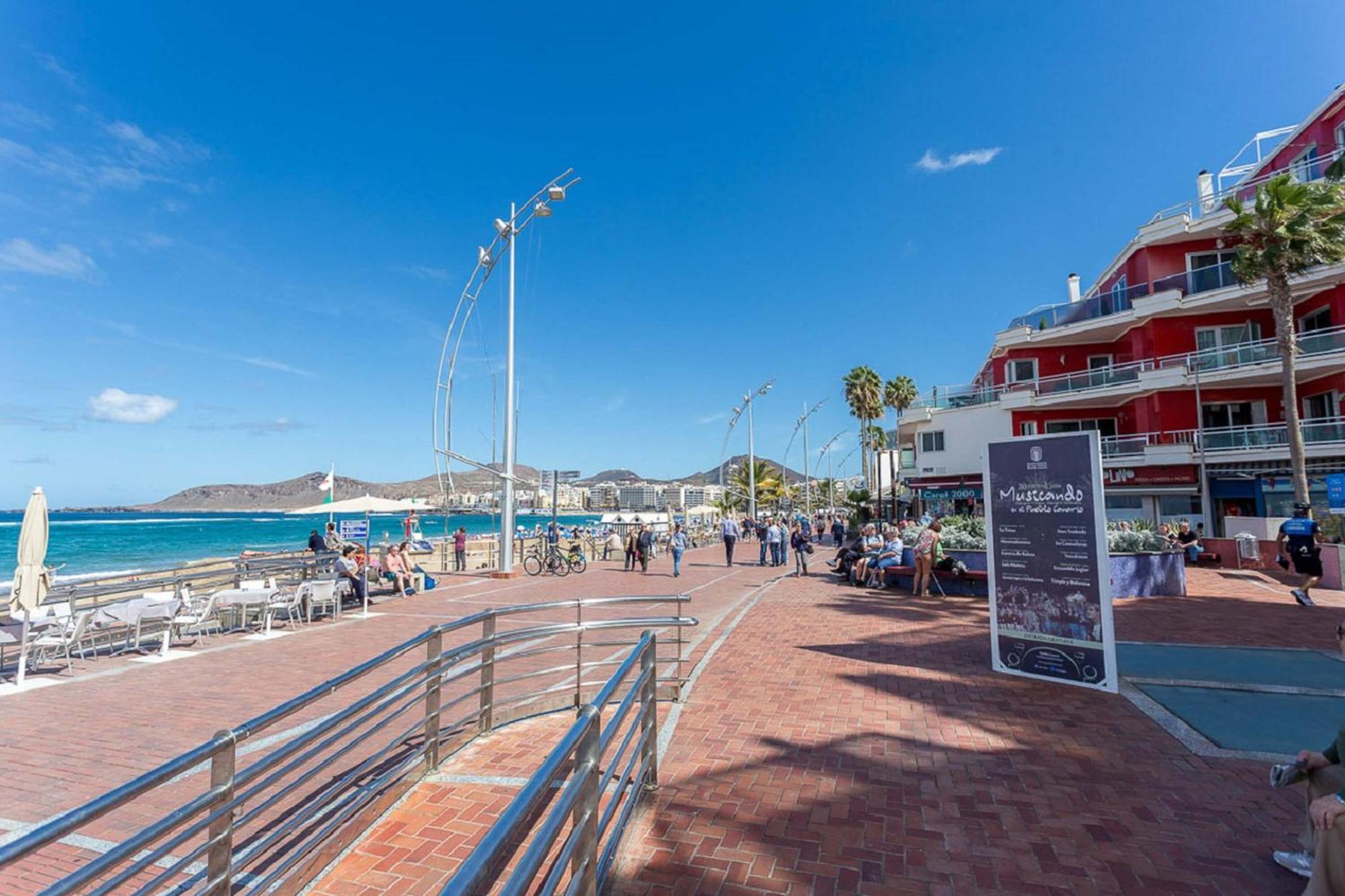 Estudio Con Balcon Playa Las Canteras Las Palmas de Gran Canaria Dış mekan fotoğraf